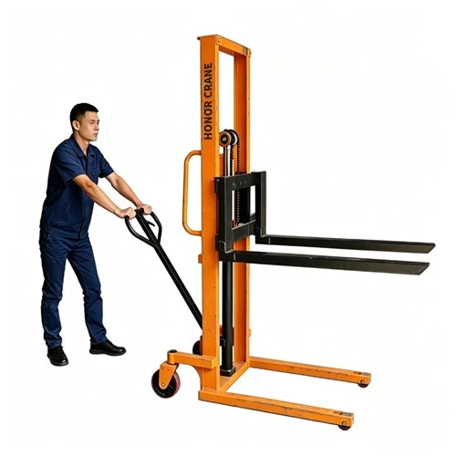 Ağır Hizmet Tipi Manuel İstifleyici Forklift